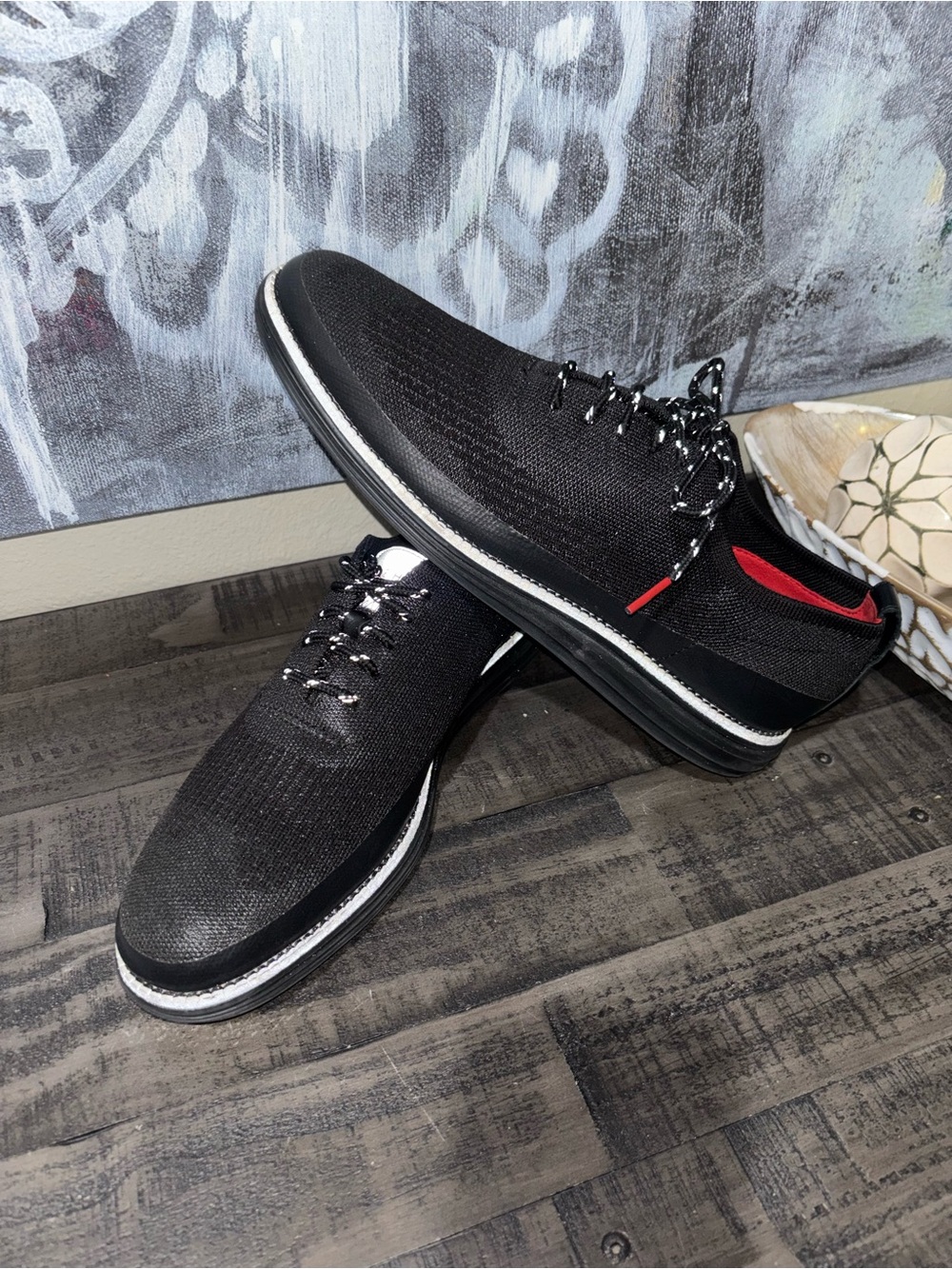 Cole Haan Original grand Stitchlite Wingtip Oxford shoes MENS 9.5 - Picture 2 of 14